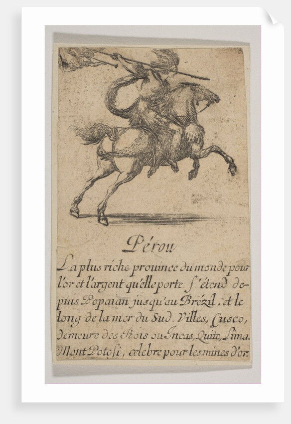Pérou, 1644 by Stefano della Bella
