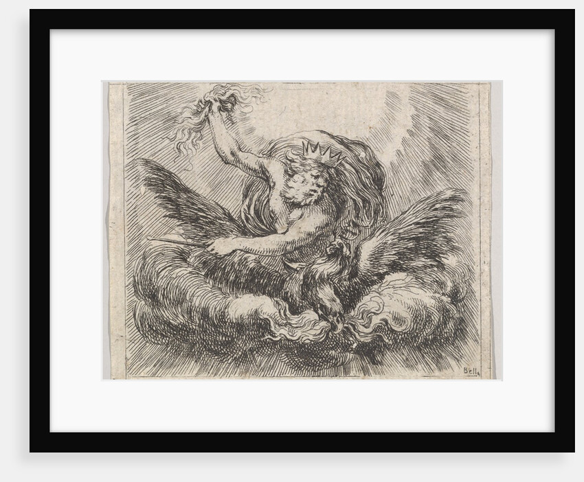 Jupiter, from 'Game of Mythology', 1644 by Stefano della Bella
