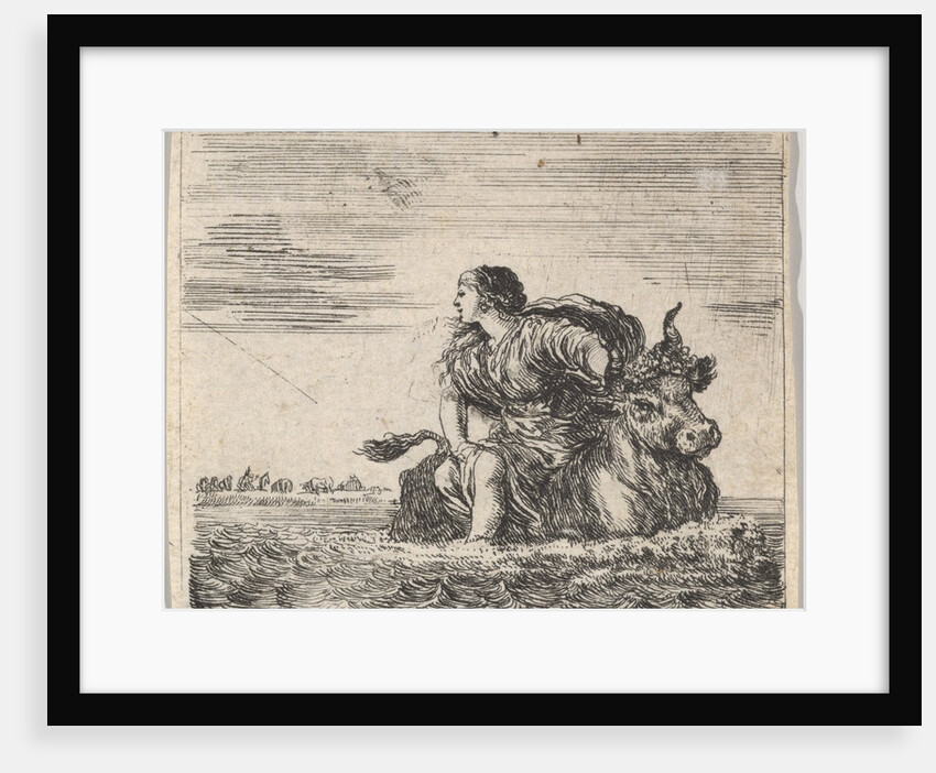 Jupiter and Europa, from 'Game of Mythology', 1644 by Stefano della Bella