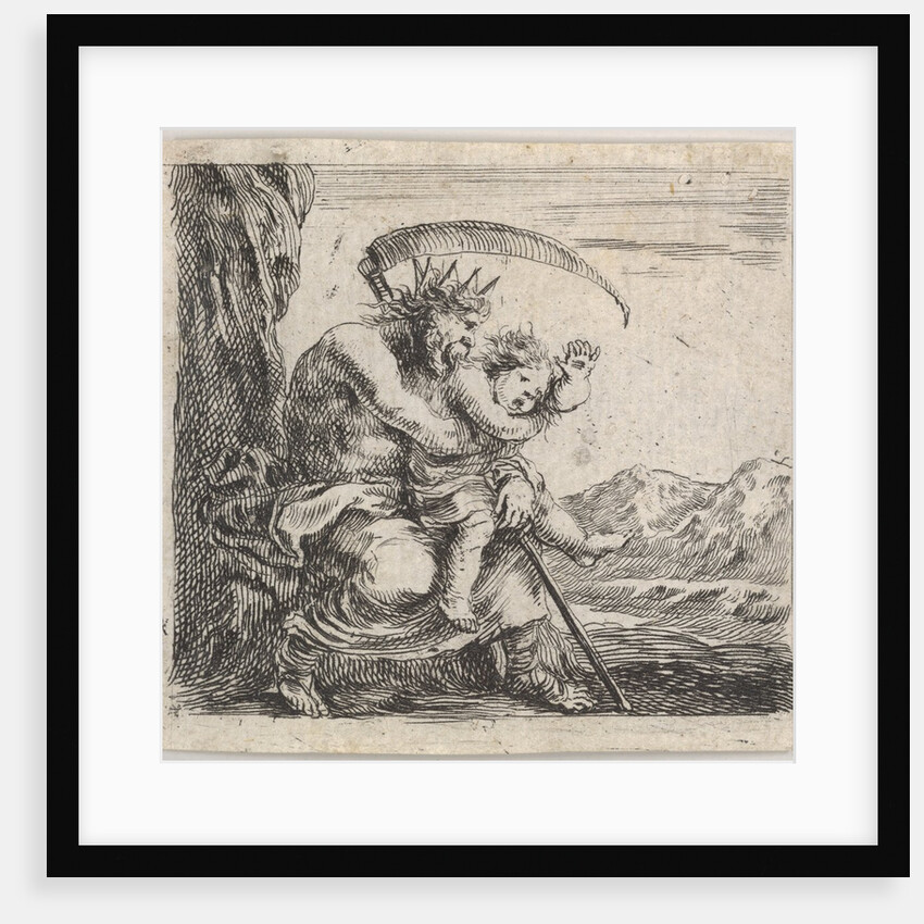 Saturn, from 'Game of Mythology', 1644 by Stefano della Bella