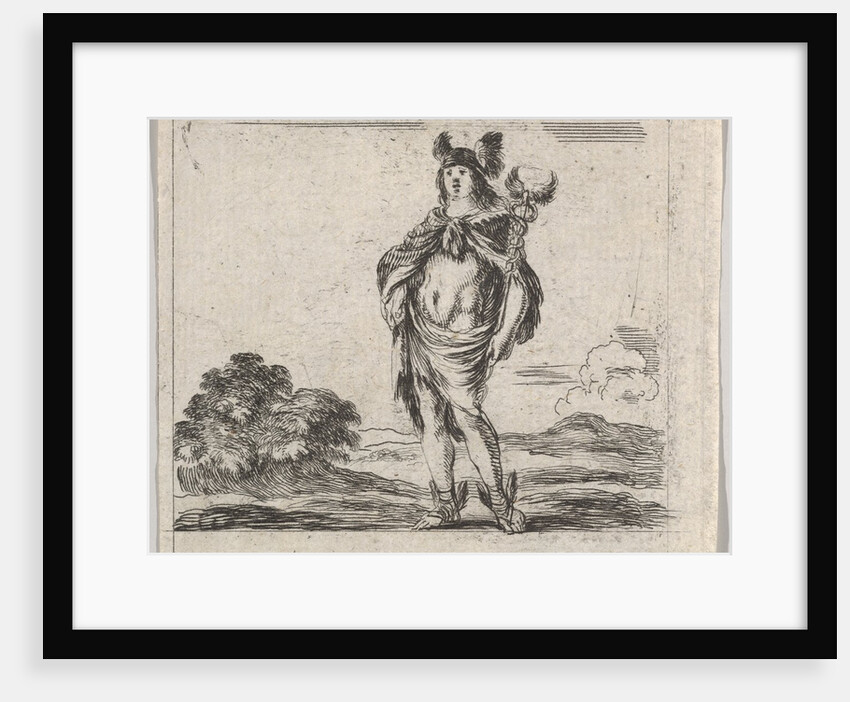 Mercury, from 'Game of Mythology', 1644 by Stefano della Bella