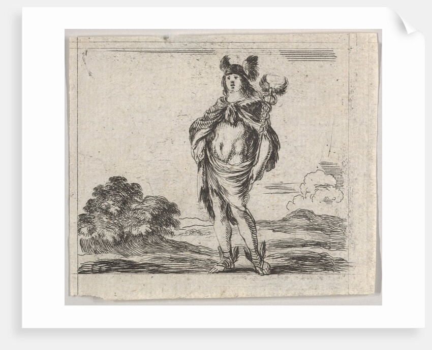 Mercury, from 'Game of Mythology', 1644 by Stefano della Bella