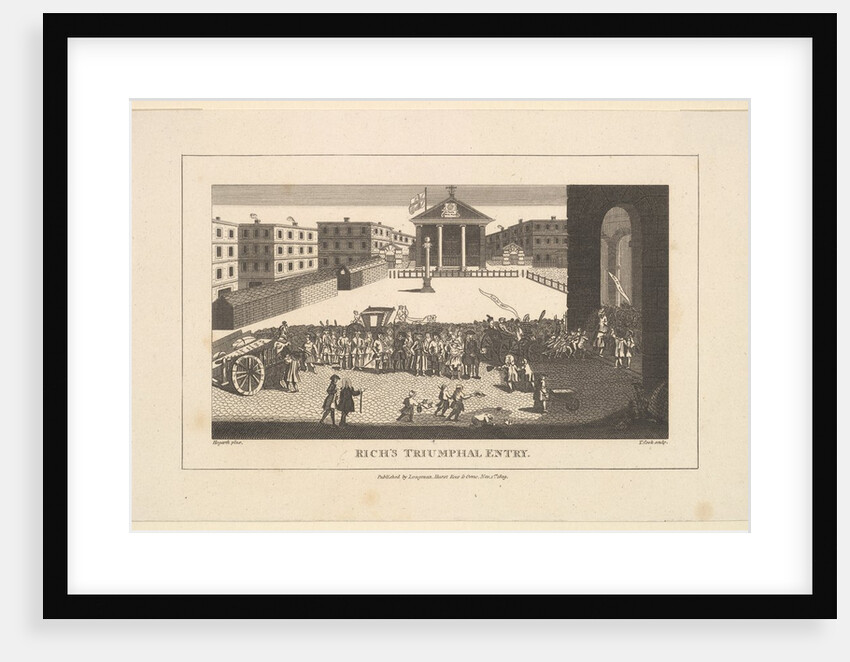 Rich's Glory, or His Triumphant Entry into Covent Garden, December 1732, November 1, 1809 by Thomas Cook