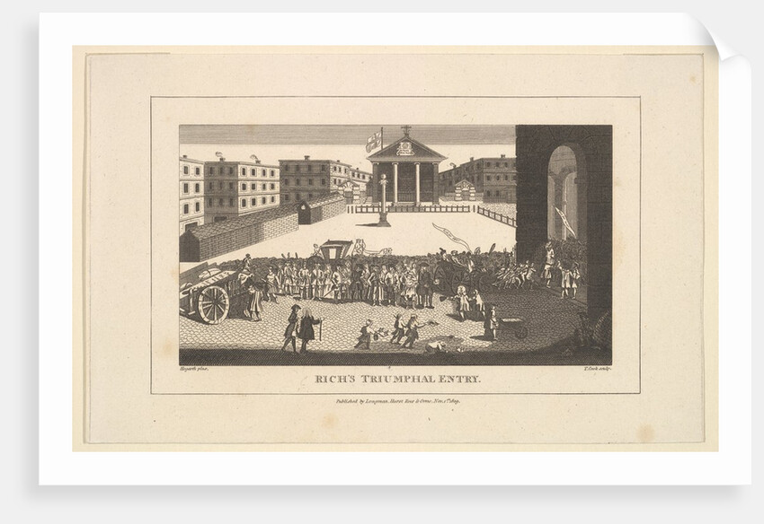 Rich's Glory, or His Triumphant Entry into Covent Garden, December 1732, November 1, 1809 by Thomas Cook