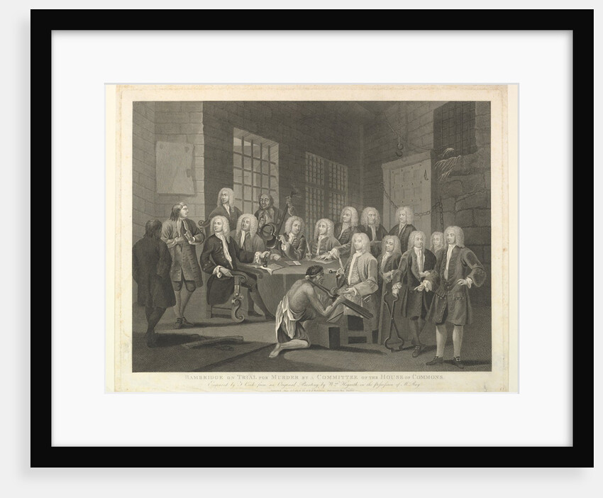 Bambridge on Trial for Murder by a Committee of the House of Commons, June 1, 1803 by Thomas Cook