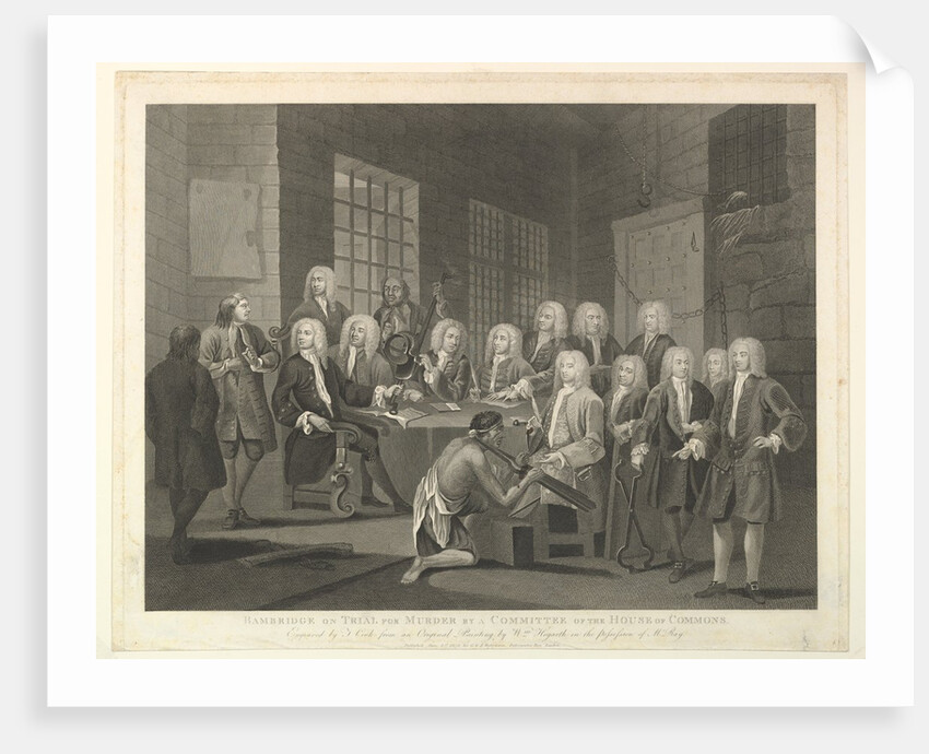 Bambridge on Trial for Murder by a Committee of the House of Commons, June 1, 1803 by Thomas Cook
