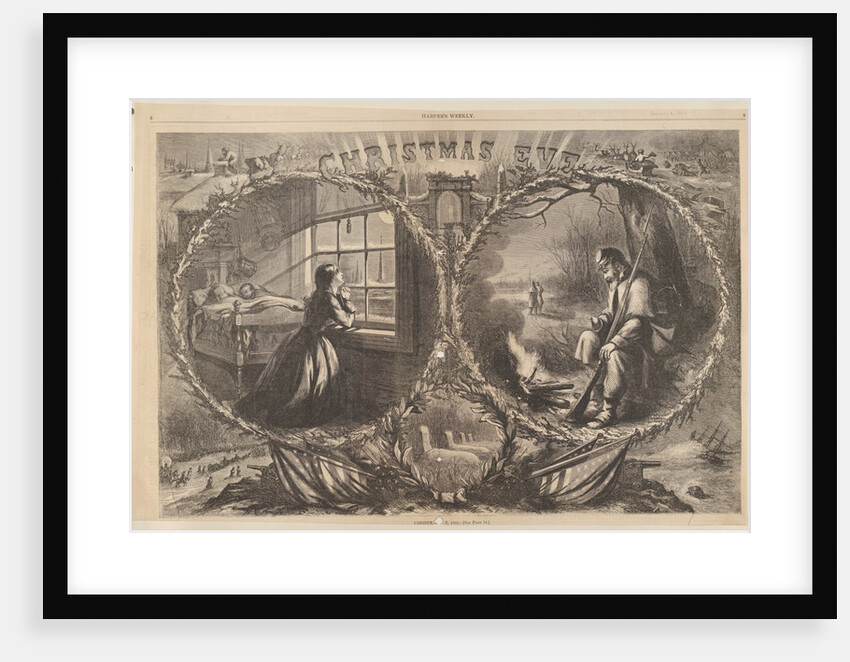 Christmas Eve, 1862, January 3, 1863 by Thomas Nast