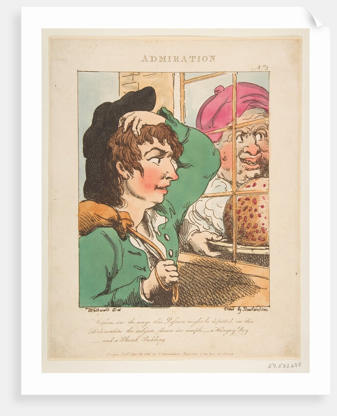 Admiration, January 20, 1800 by Thomas Rowlandson