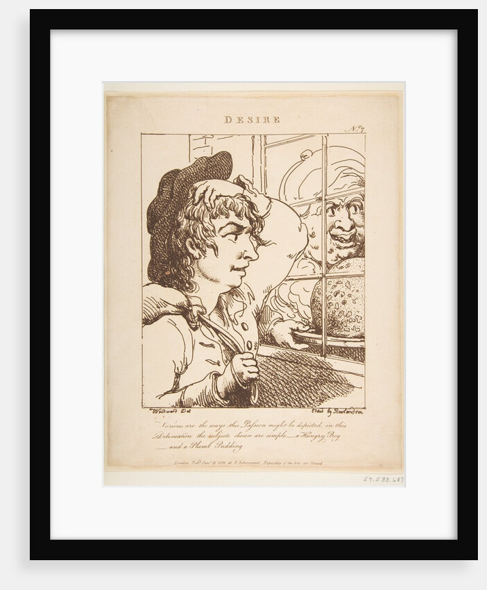 Desire, January 20, 1800 by Thomas Rowlandson