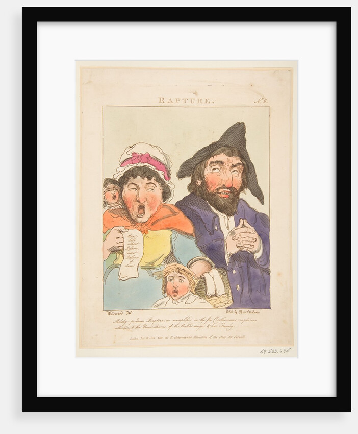 Rapture, January 21, 1800 by Thomas Rowlandson
