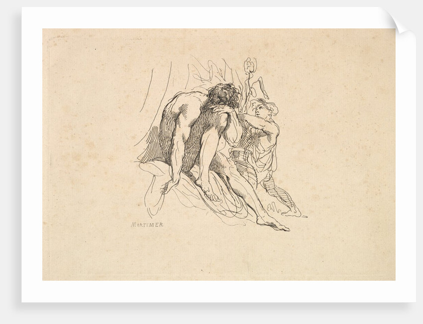River God with Child, 1784-88 by Thomas Rowlandson