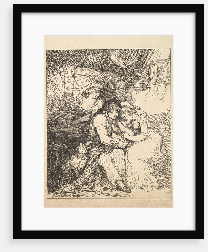A Sailor's Family, 1787 by Thomas Rowlandson