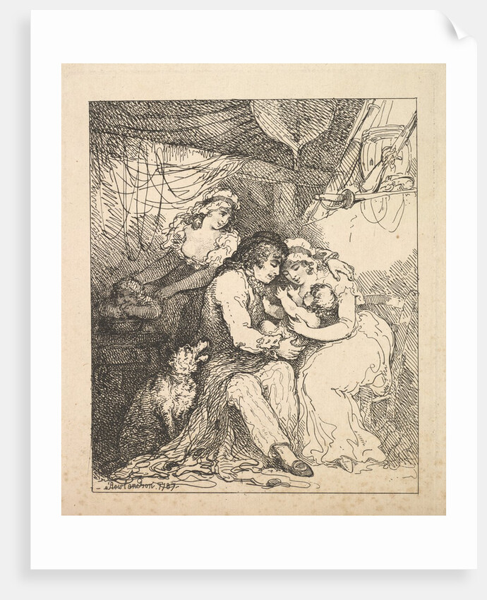 A Sailor's Family, 1787 by Thomas Rowlandson