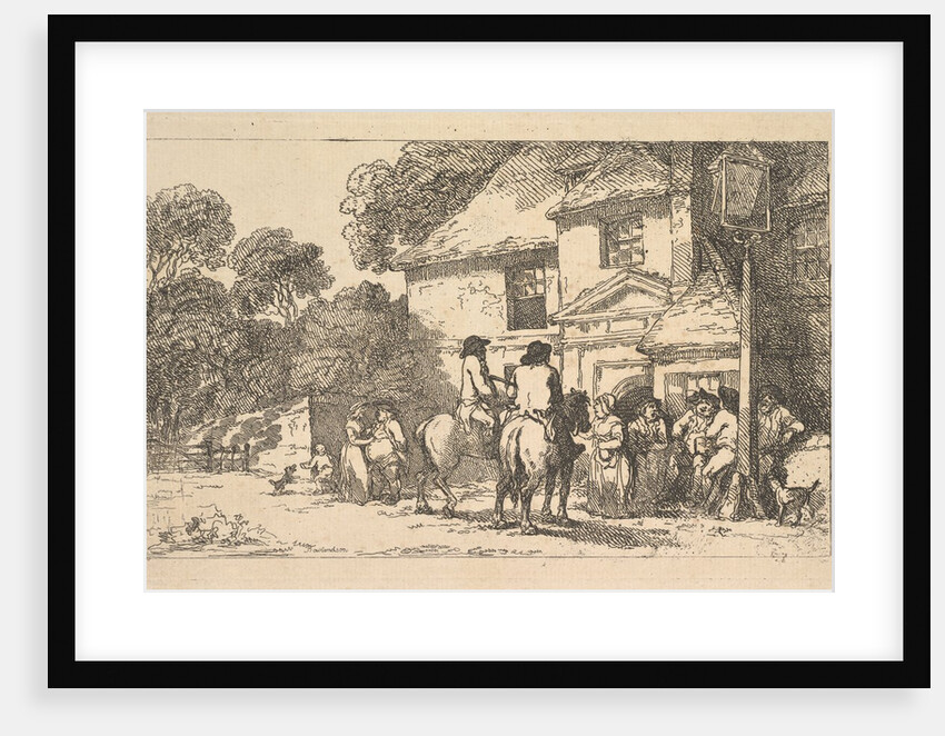 The Three Horseshoes, a Roadside Inn, December 18, 1787 by Thomas Rowlandson