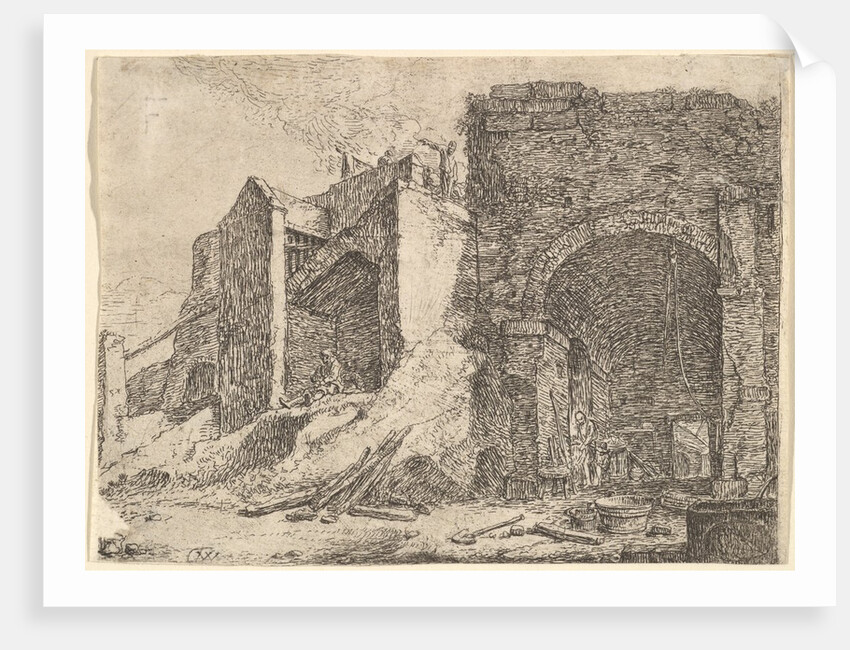 The Forge, 17th century by Thomas Wijck