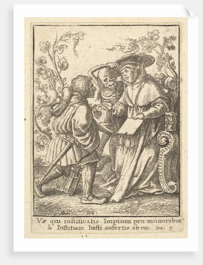 Cardinal, from the Dance of Death, 1651 by Wenceslaus Hollar