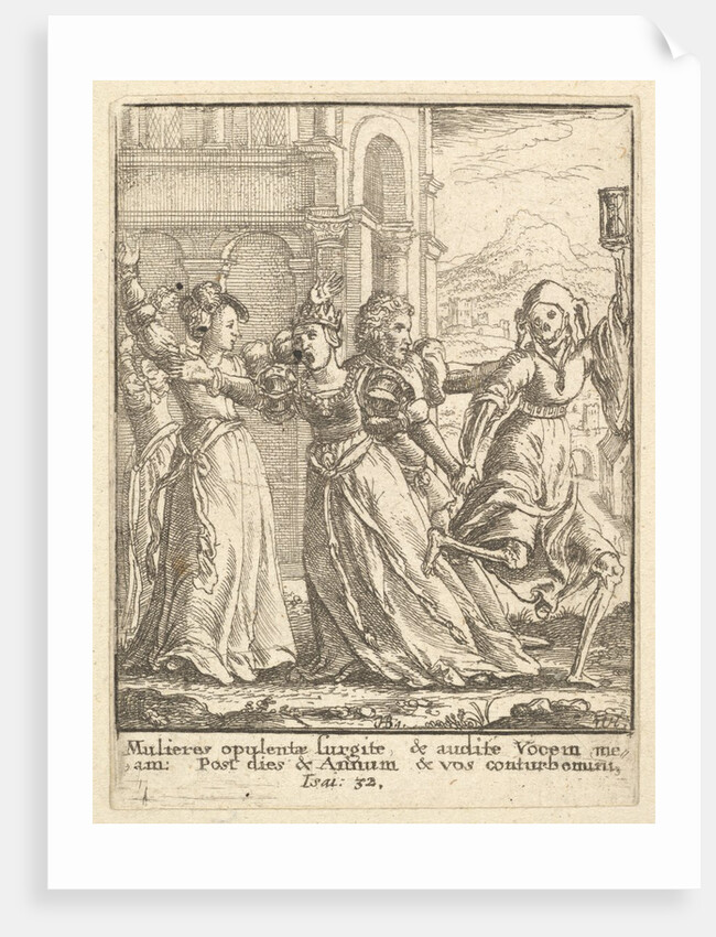 Queen, from the Dance of Death, 1651 by Wenceslaus Hollar