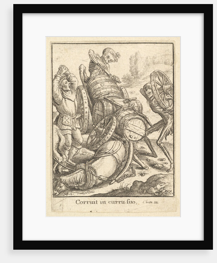 Waggoner, from the Dance of Death, 1651 by Wenceslaus Hollar