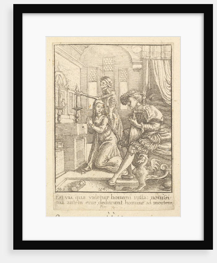 The Nun, from the Dance of Death, 1651 by Wenceslaus Hollar