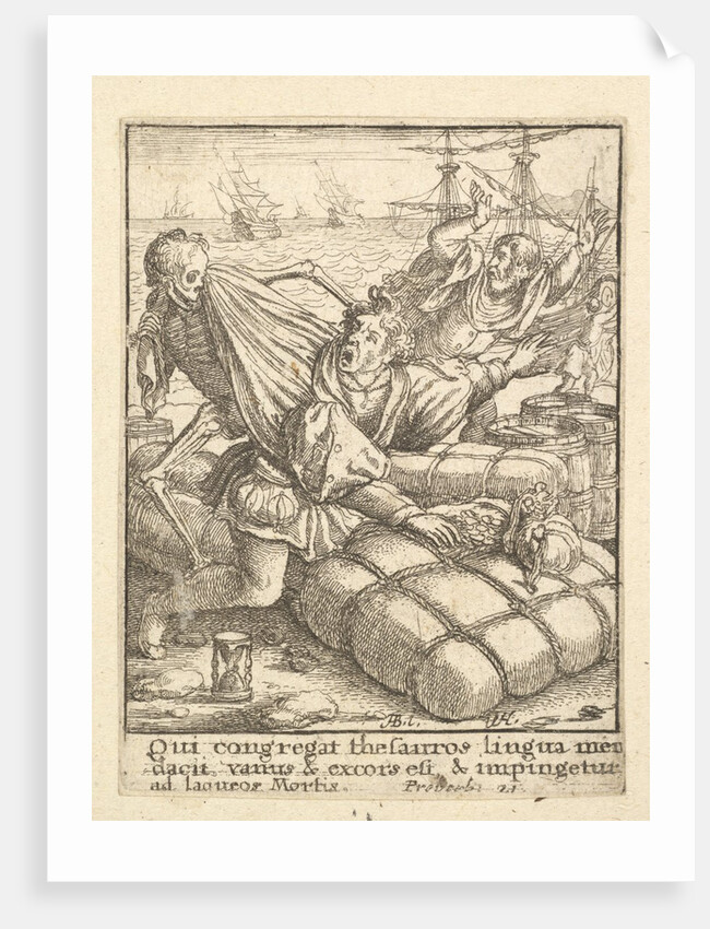 The Merchant, from the Dance of Death, 1651 by Wenceslaus Hollar