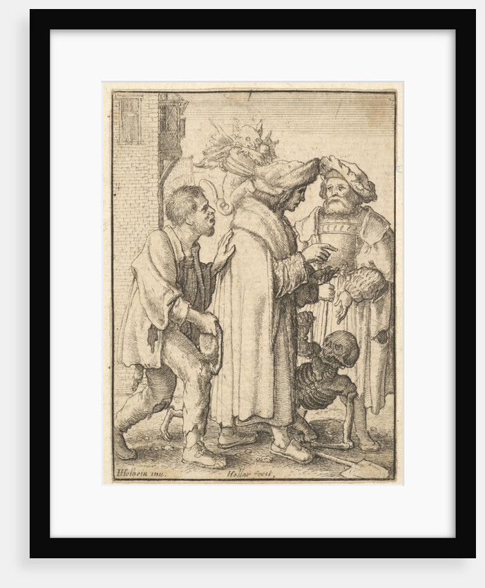 Rich Man, from the Dance of Death, 1651 by Wenceslaus Hollar