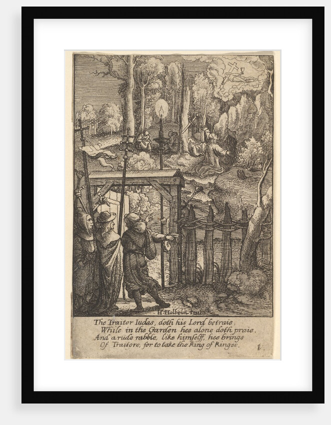 Jesus on the Mount of Olives, 1625-77 by Wenceslaus Hollar