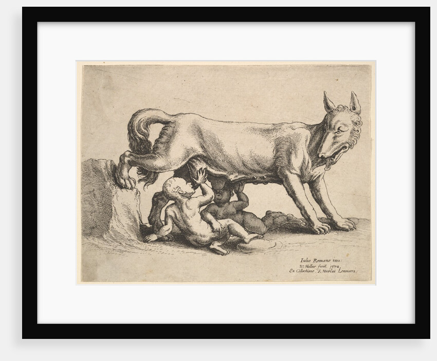 Romulus and Remus, 1652 by Wenceslaus Hollar