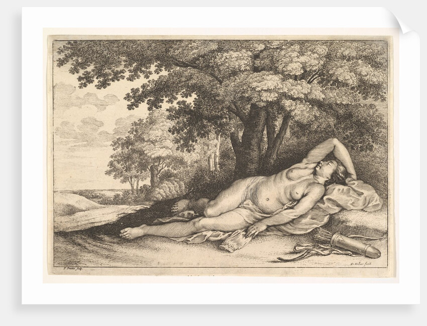 Sleeping Huntress, 1625-77 by Paulus Potter