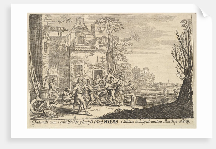 Winter, 1629 by Wenceslaus Hollar