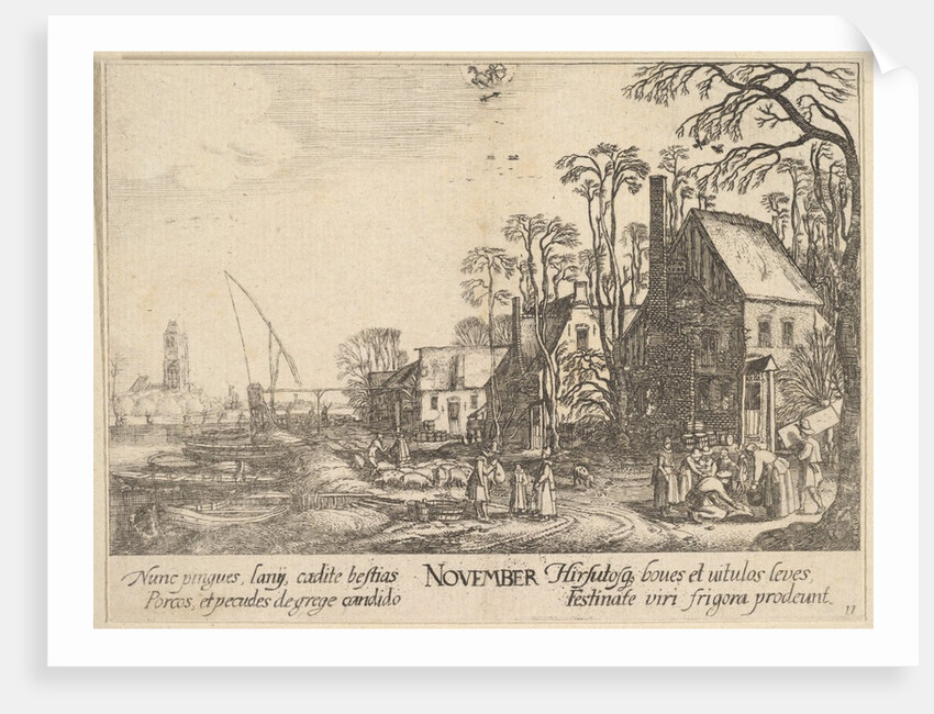 November, 1628-29 by Wenceslaus Hollar