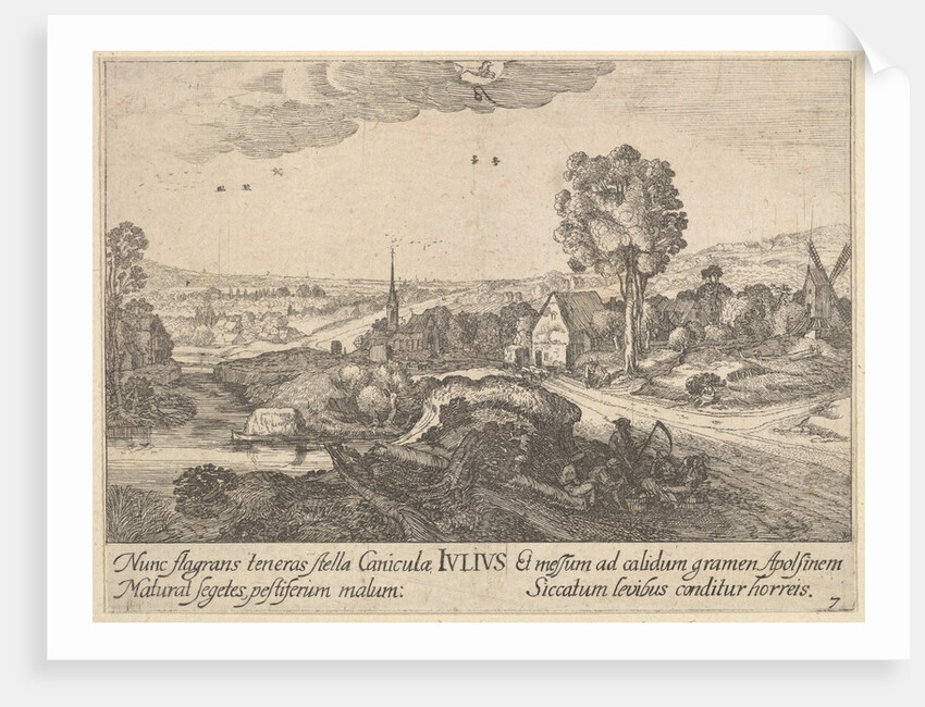 July, 1628-29 by Wenceslaus Hollar