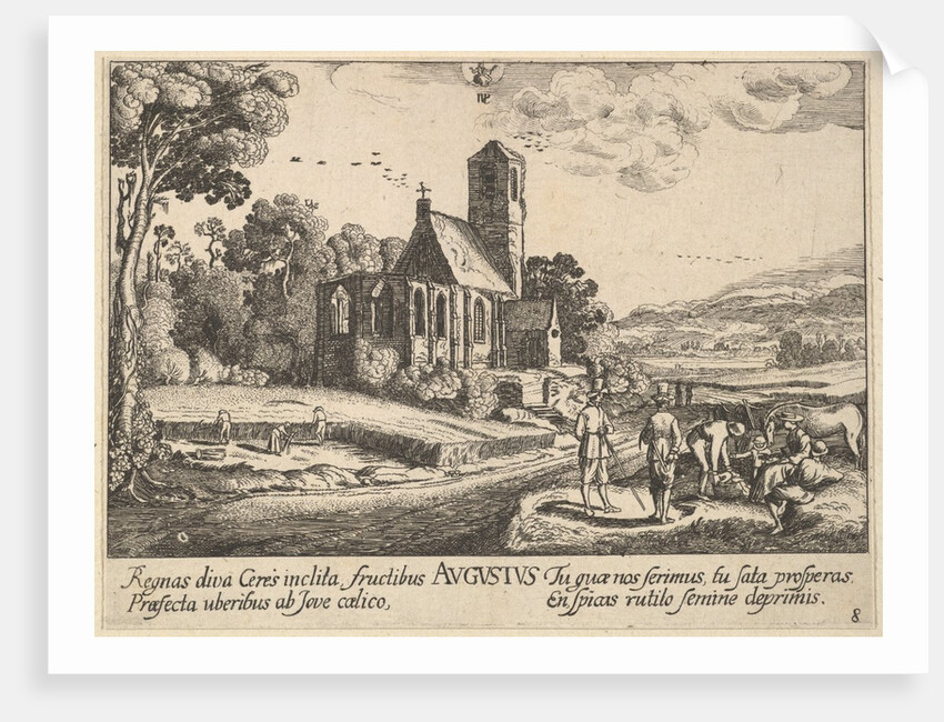 August, 1628-29 by Wenceslaus Hollar