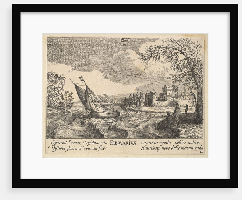 February, 1628-29 by Wenceslaus Hollar