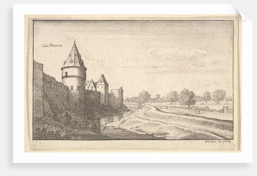 Zu Düren, 1664 by Wenceslaus Hollar