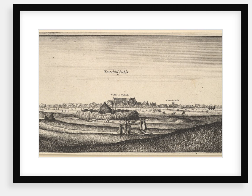 Tootehill fields, 1625-77 by Wenceslaus Hollar