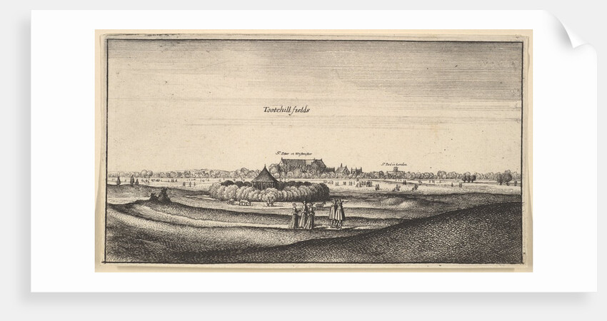 Tootehill fields, 1625-77 by Wenceslaus Hollar