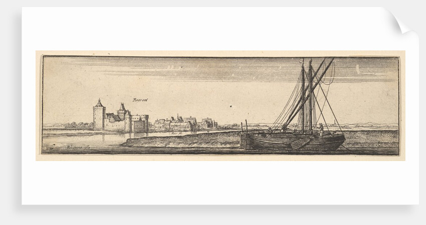 Ruhrort, 1642-44 by Wenceslaus Hollar
