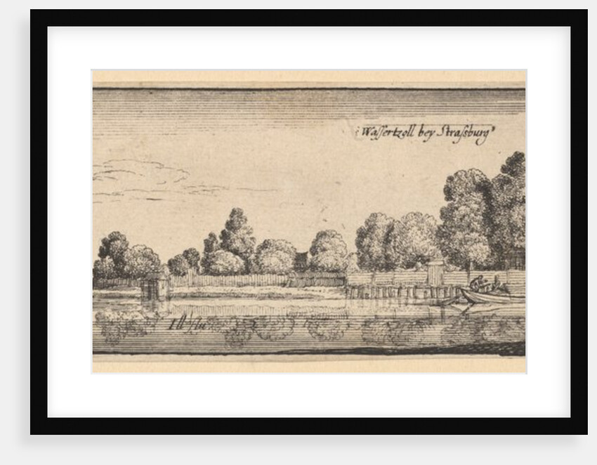 Strasbourg: The Toll House, 1625-77 by Wenceslaus Hollar