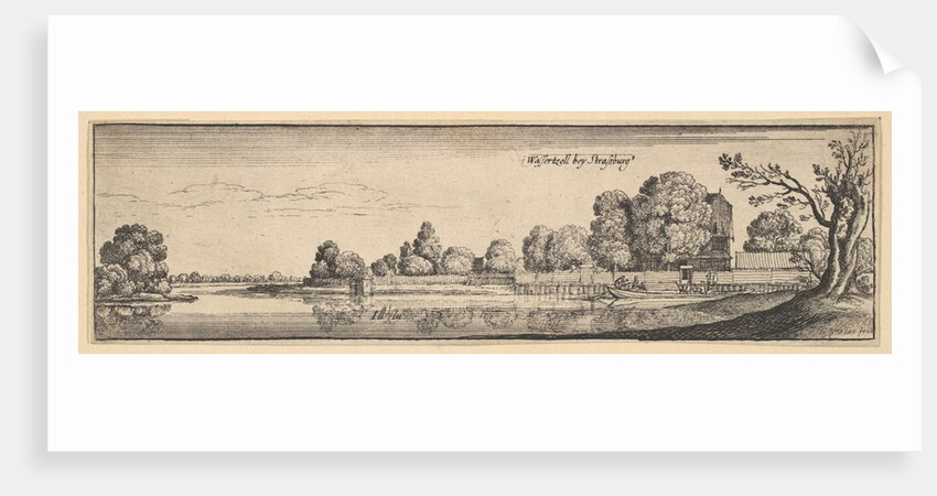 Strasbourg: The Toll House, 1625-77 by Wenceslaus Hollar