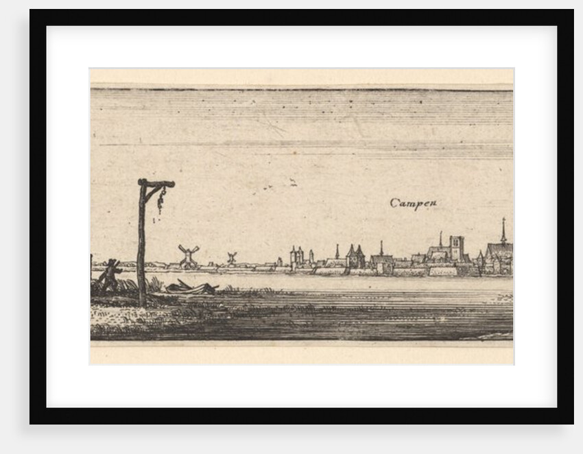 Kampen, 1642-44 by Wenceslaus Hollar