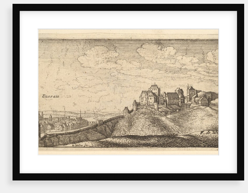 Passau, 1652-77 by Wenceslaus Hollar