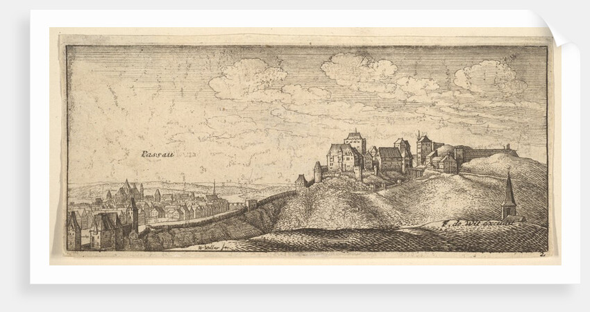 Passau, 1652-77 by Wenceslaus Hollar