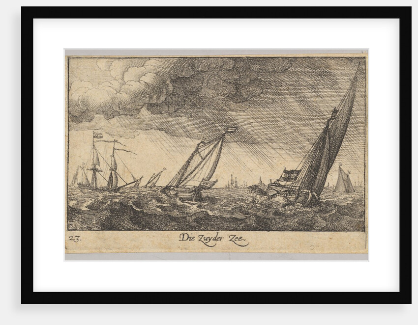 Zuyder Zee, 1635 by Wenceslaus Hollar