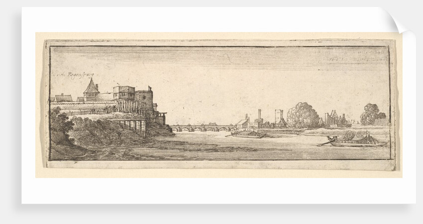 Regensburg, 1652-77 by Wenceslaus Hollar