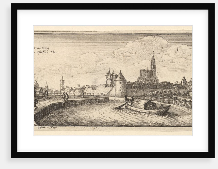 Strasbourg, 1663-65 by Wenceslaus Hollar