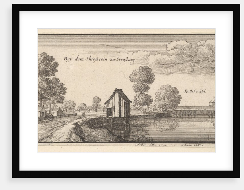 Strasbourg, 1665 by Wenceslaus Hollar