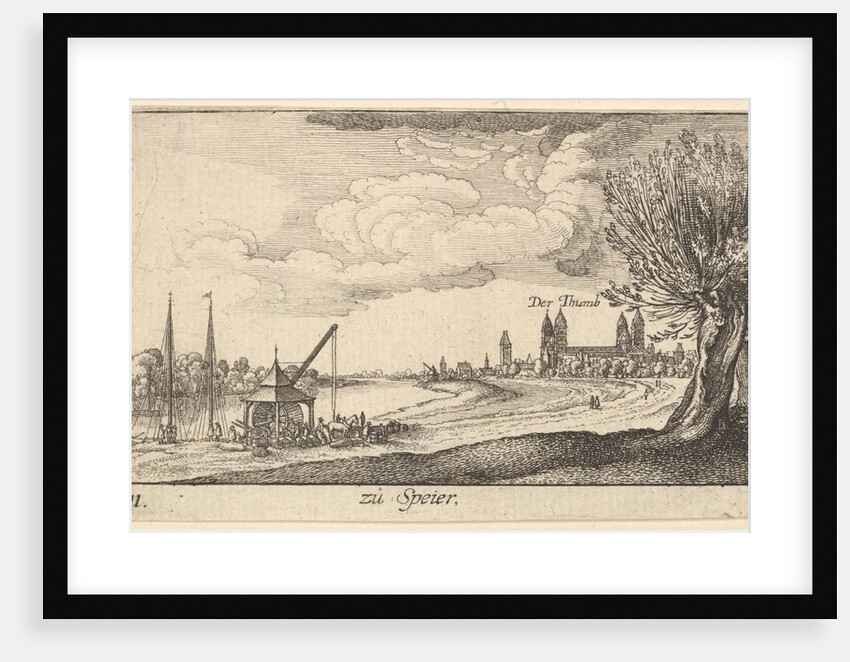 Speyer, 1635 by Wenceslaus Hollar