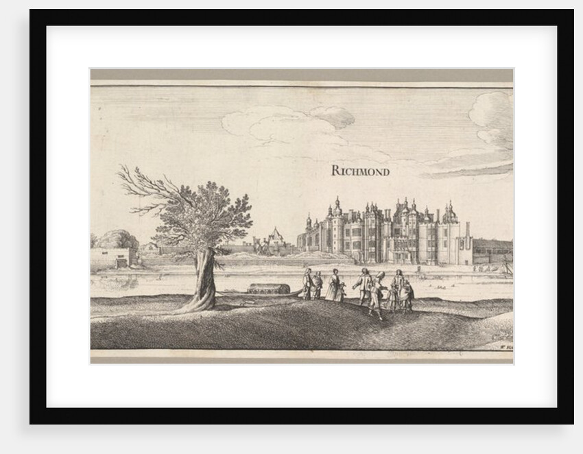 Richmond Palace, 1638 by Wenceslaus Hollar