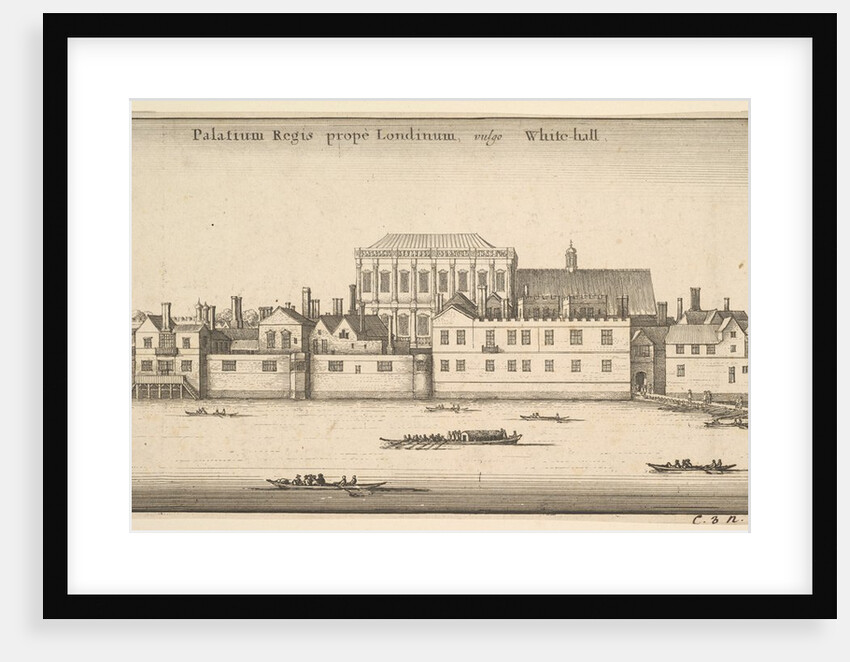 Palatium Regis prope Londinum, vulgo White-hall, ca. 1647 by Wenceslaus Hollar