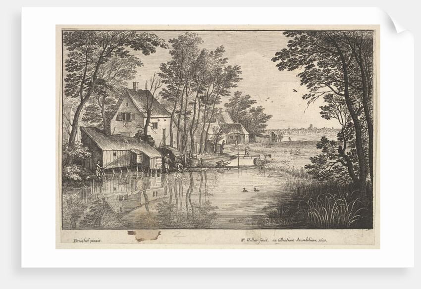 The Angler, 1650 by Wenceslaus Hollar